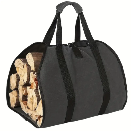 HASHBROWN'S Heavy-Duty Polyester Firewood Carrier Bag