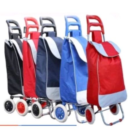 Lightweight Foldable Grocery & Utility Shopping Trolley - Image 4