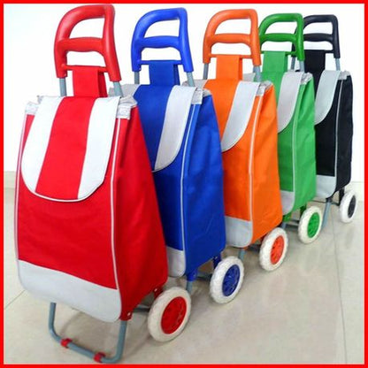 Lightweight Foldable Grocery & Utility Shopping Trolley - Image 5