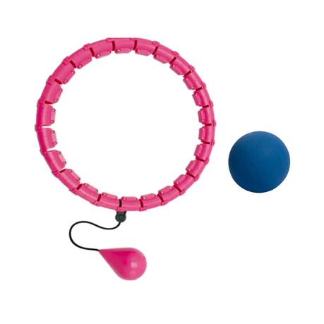 Fat Burning Smart Fitness Hula Hoop with Mini Deep Tissue Massage Ball - Image 6